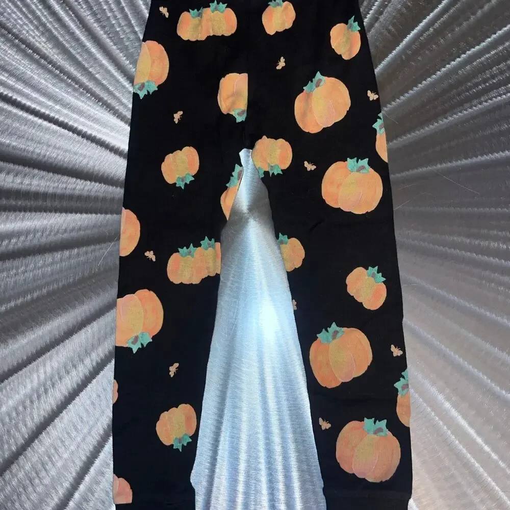 Halloween Burt’s Bees Kids Black Pumpkin PJ Set - Size: 5T